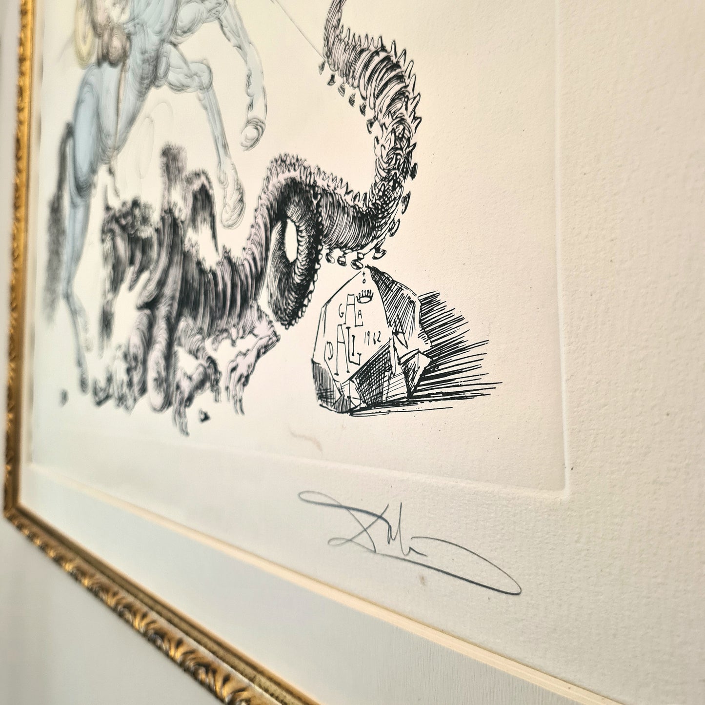Salvador Dali - Saint Georges et le Dragon (Saint George & Dragon) 1975