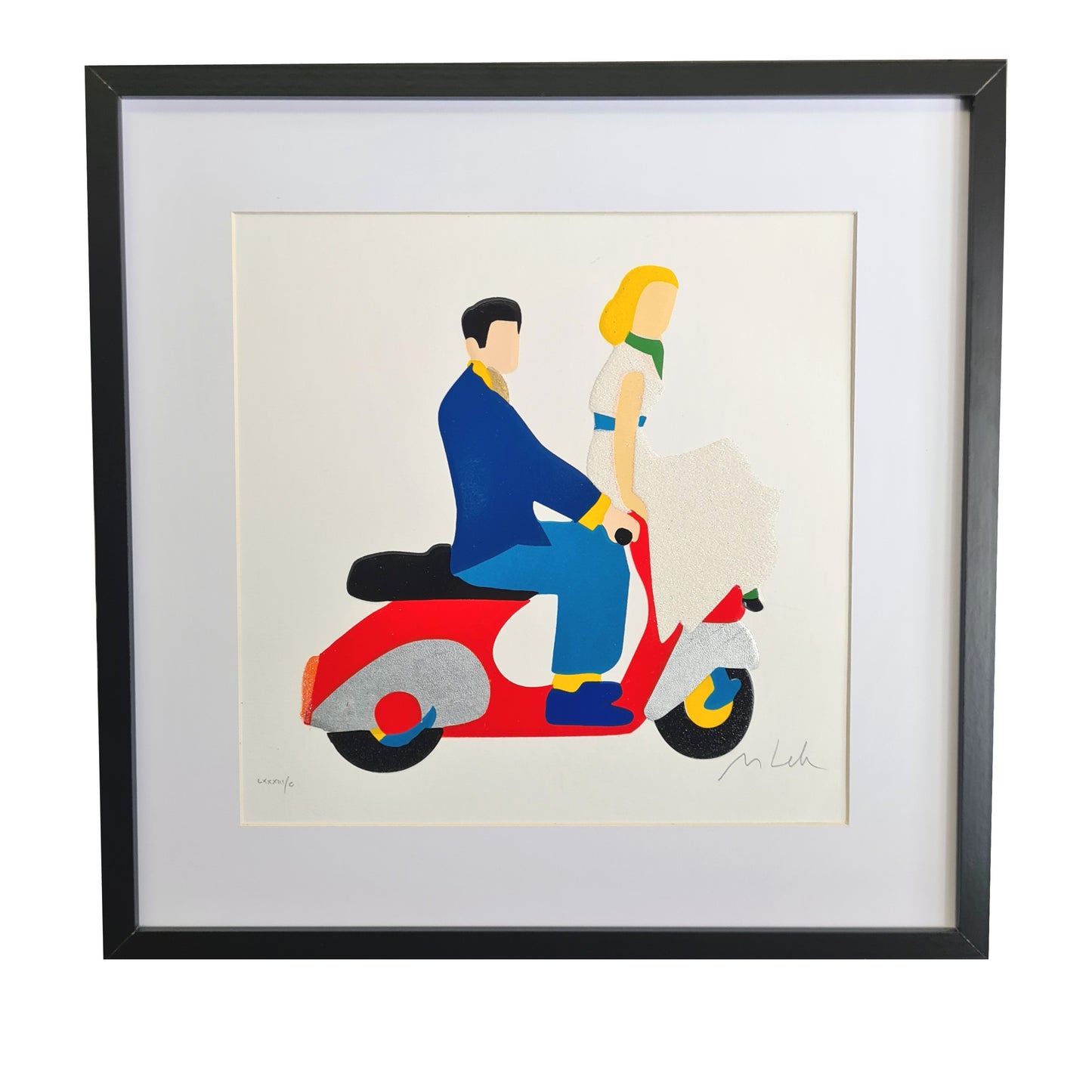 Marco Lodola - Come with us (framed)