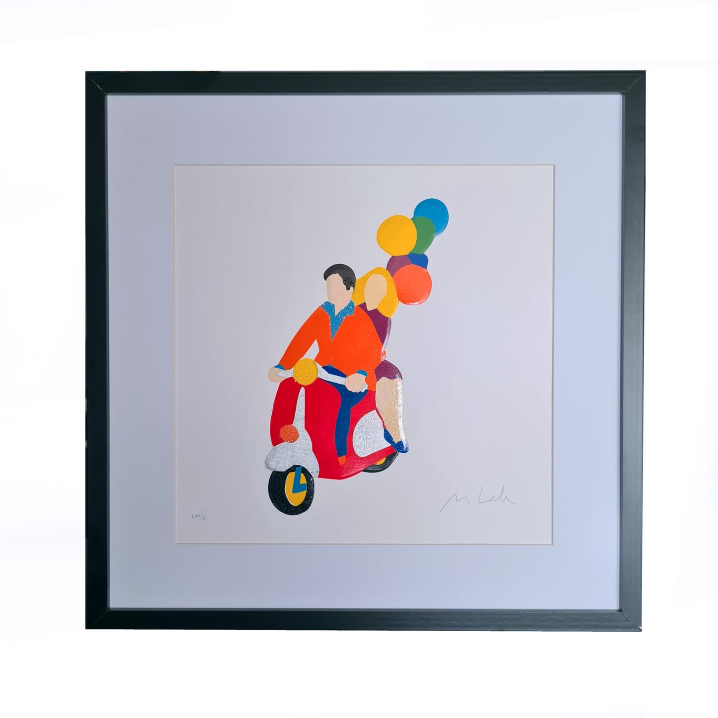 Marco Lodola - Enjoy the ride (framed)
