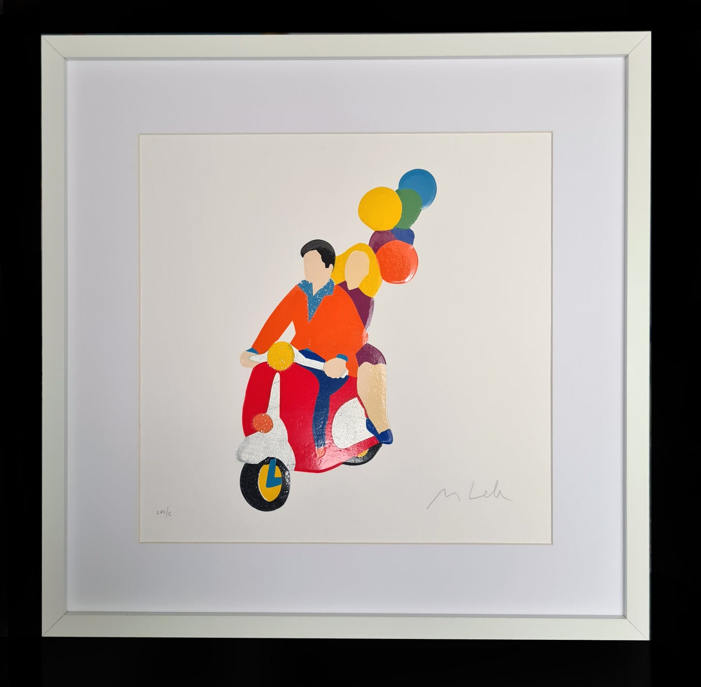 Marco Lodola - Enjoy the ride (framed)