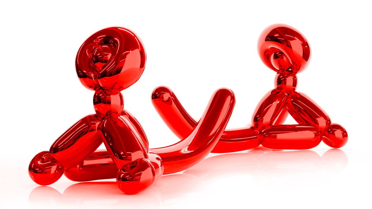 Jeff Koons - Balloon Monkey L (Red)