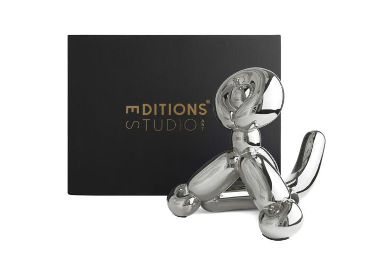 Jeff Koons - Balloon Monkey L (Silver)