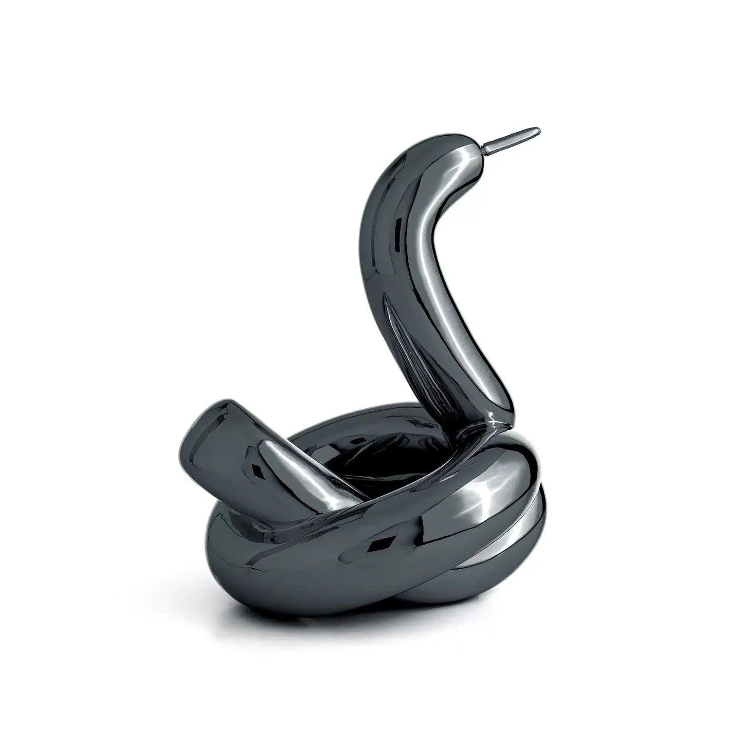 Jeff Koons - Balloon Swan L Resin (Graphite black)