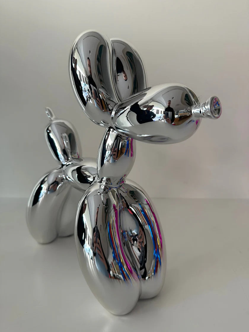 Jeff Koons - Balloon Dog L Resin (Silver)