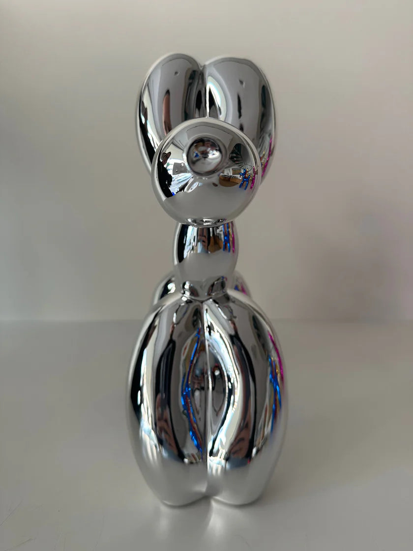 Jeff Koons - Balloon Dog L Resin (Silver)