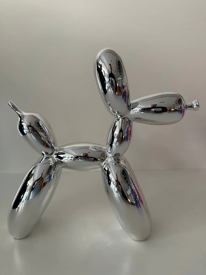 Jeff Koons - Balloon Dog L Resin (Silver)