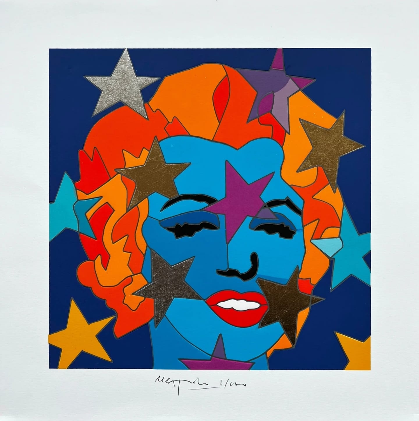 Ugo Nespolo - Stellare (Merilyn Monroe)