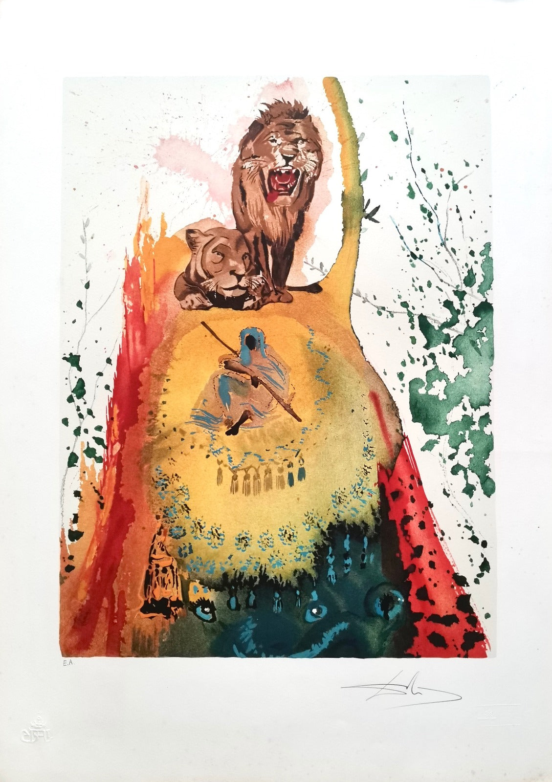 Salvador Dali - Caribia's Lions