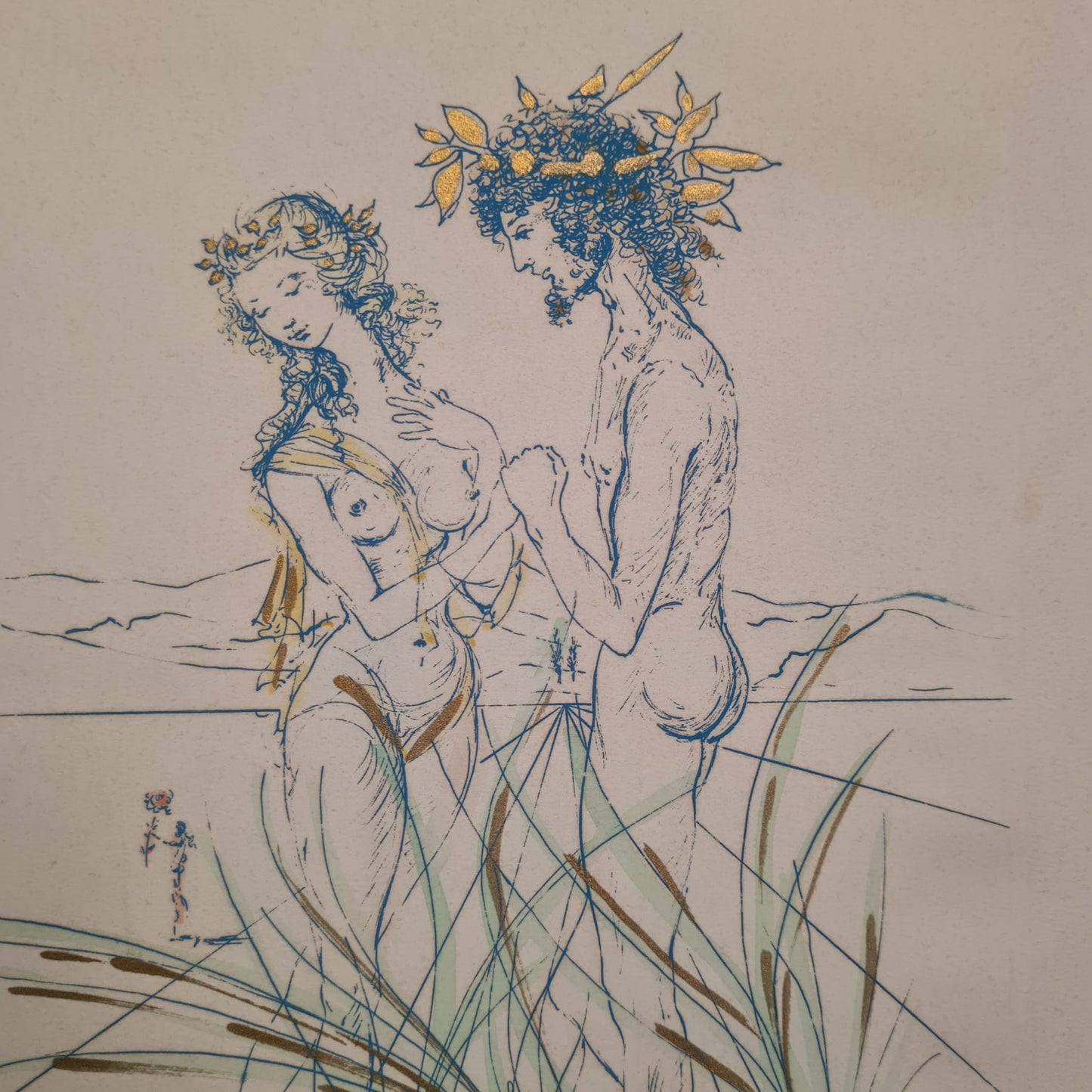 Salvador Dali - Adam and Eve