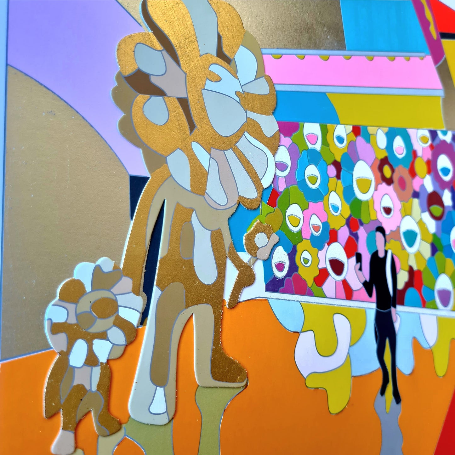 Ugo Nespolo - Only Balloons ( tribute to Takashi Murakami )
