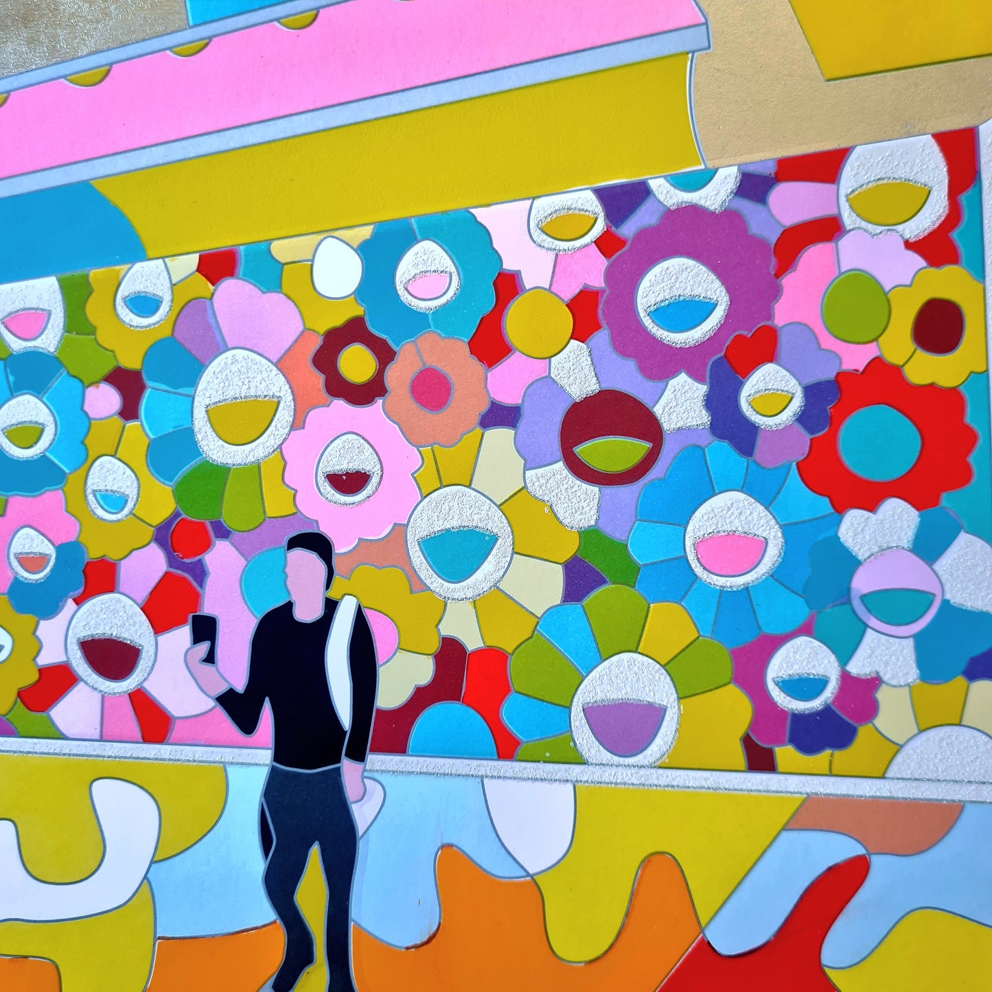 Ugo Nespolo - Only Balloons ( tribute to Takashi Murakami )