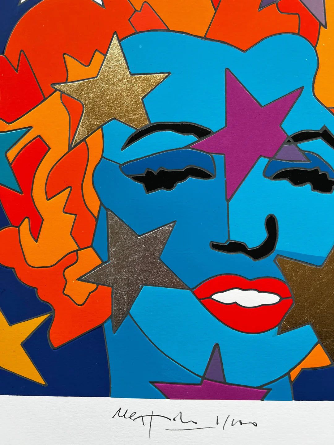 Ugo Nespolo - Stellare (Merilyn Monroe)