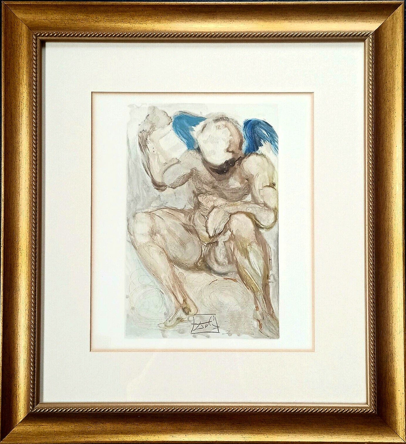 Salvador Dali - The Divine Comedy, Purgatory: Canto 15 (Envy)