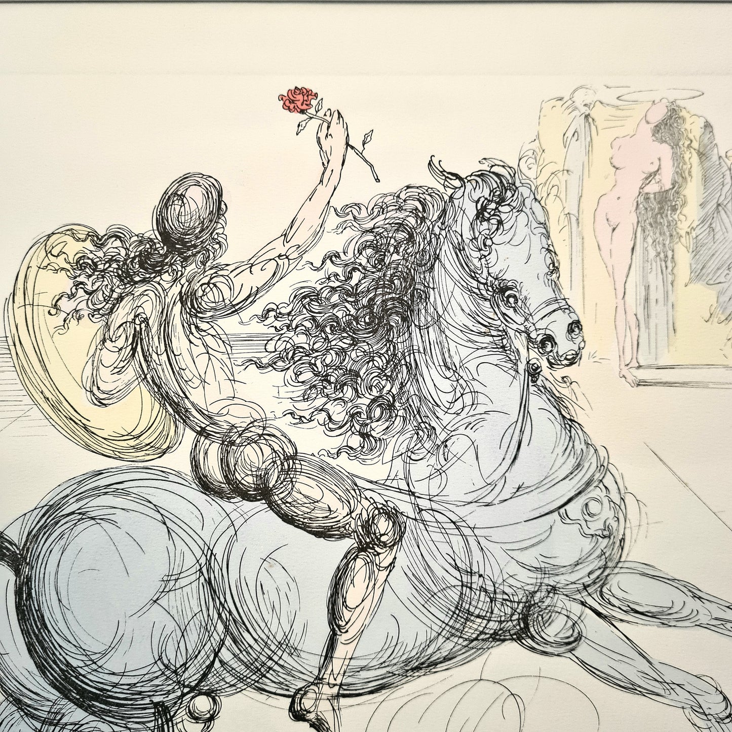 Salvador Dali - Saint Georges et le Dragon (San Giorgio e il Drago) 1975