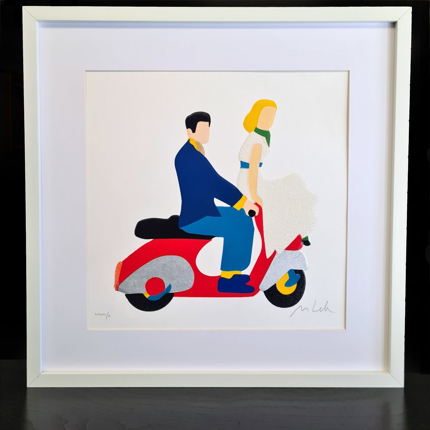 Marco Lodola - Come with us (framed)