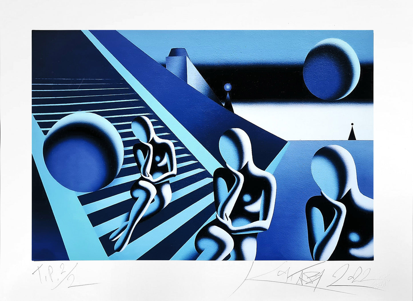 Mark Kostabi - Radical Blue