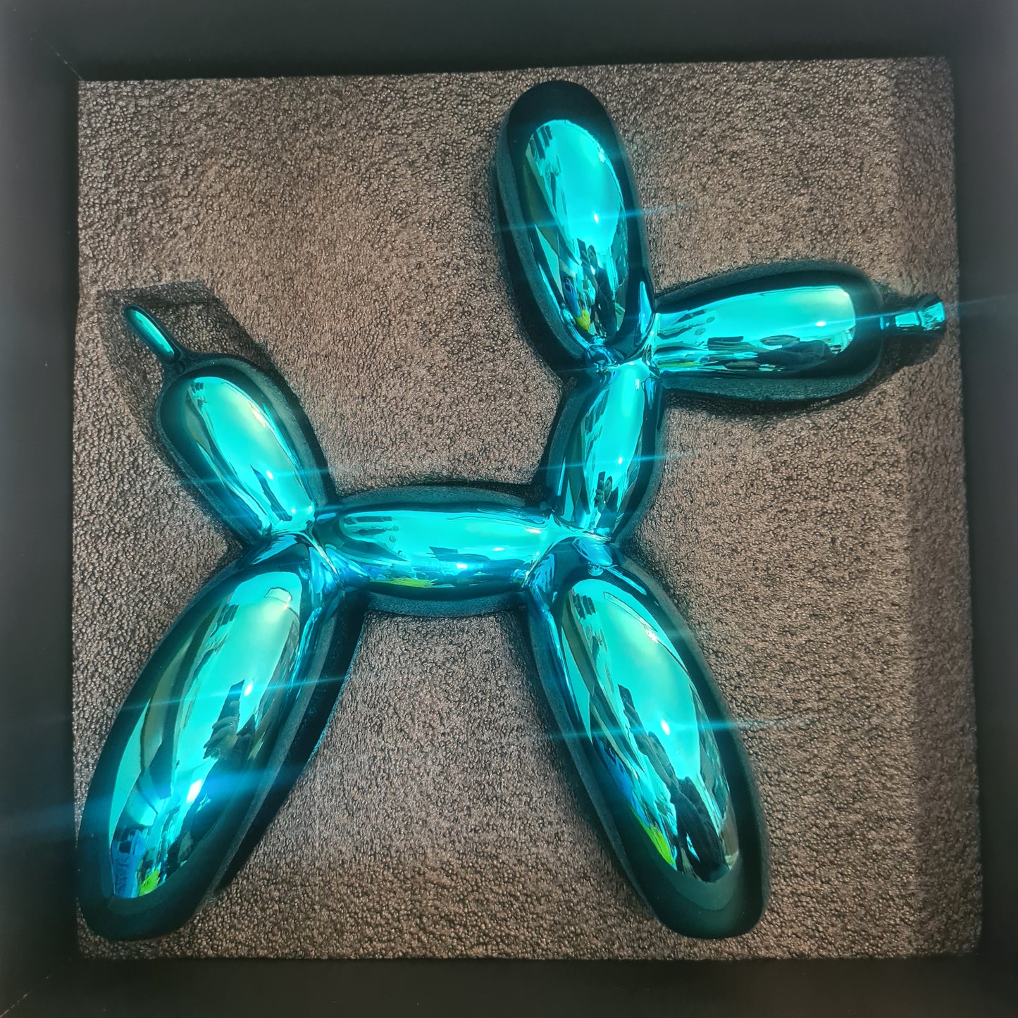 Jeff Koons - Balloon Dog L Resin (Blue Mint) Special Offer