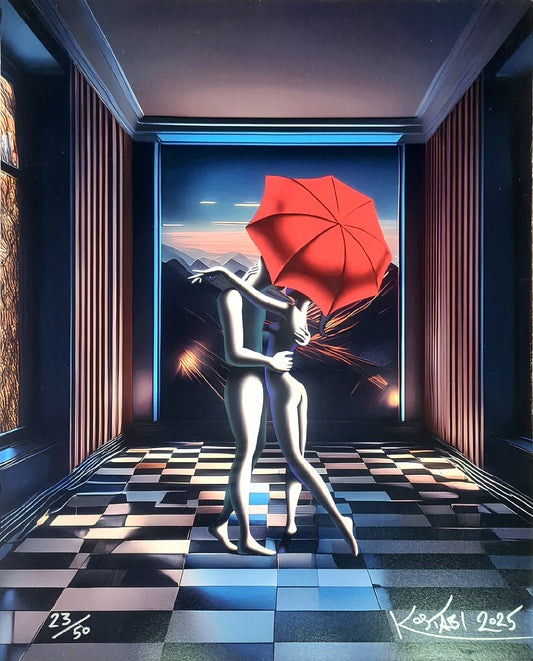 Mark Kostabi - Veil of desire