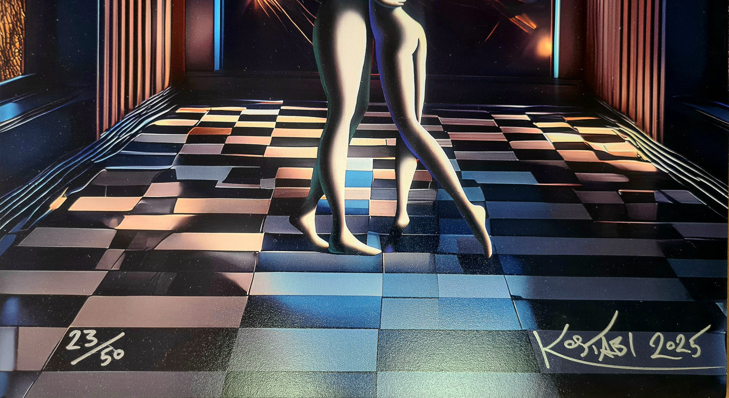 Mark Kostabi - Veil of desire