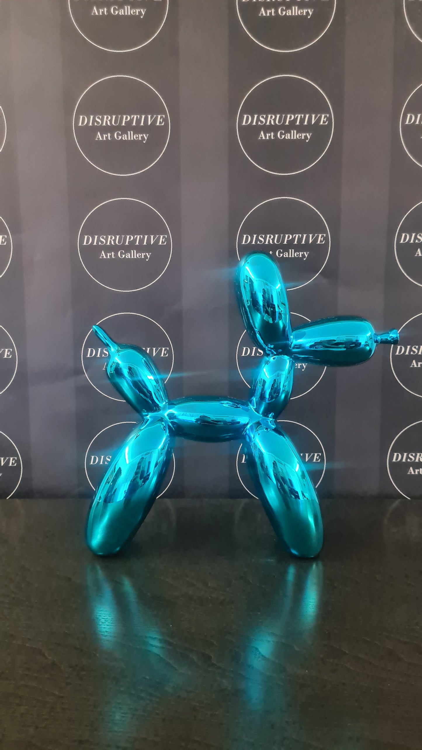 Jeff Koons - Balloon Dog L Resin (Blue Mint) Special Offer