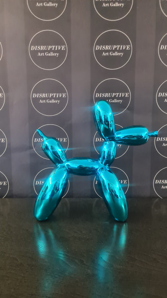 Jeff Koons - Balloon Dog L Resin (Blue Mint) Special Offer