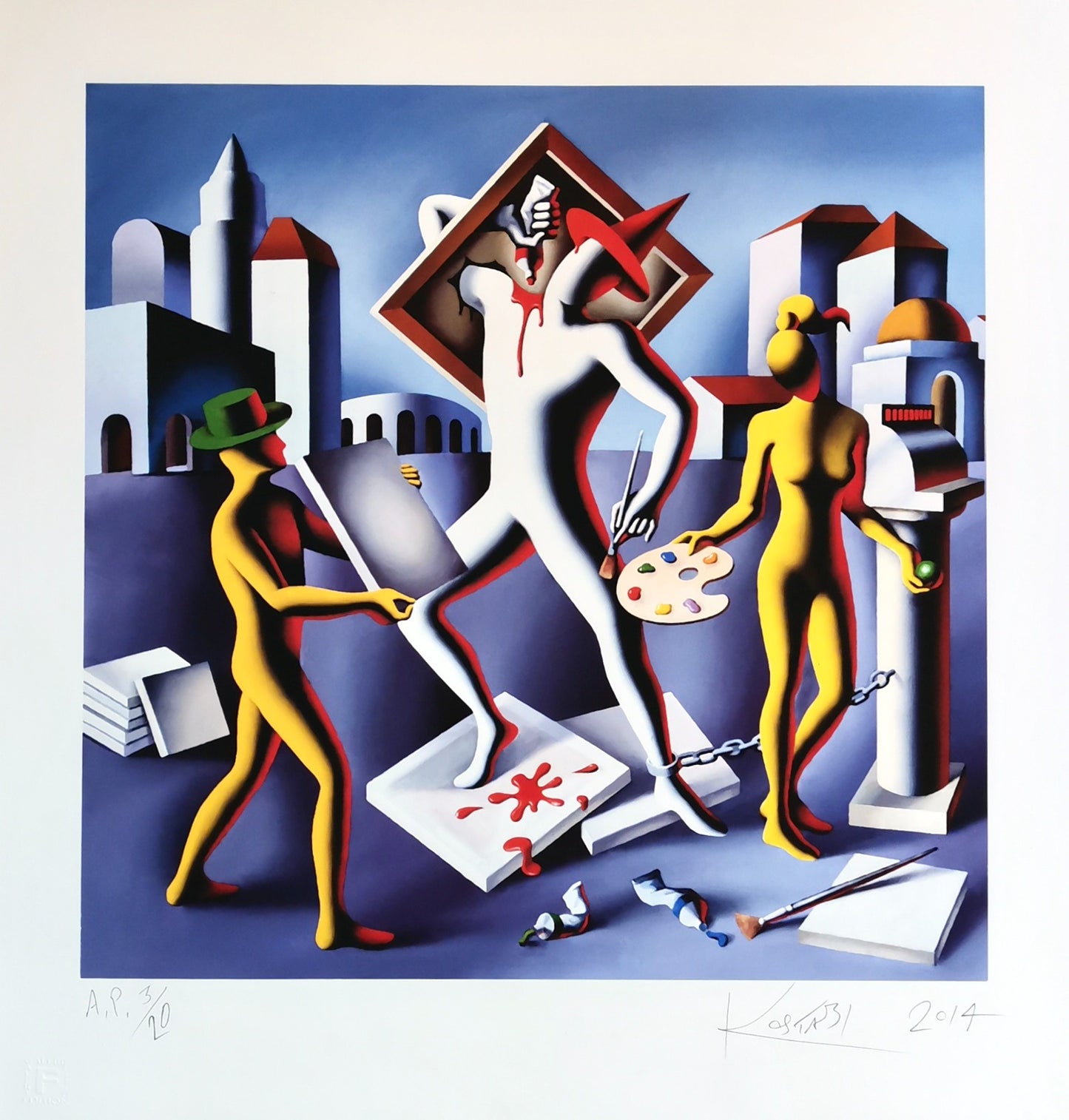 Mark Kostabi - Production squeeze