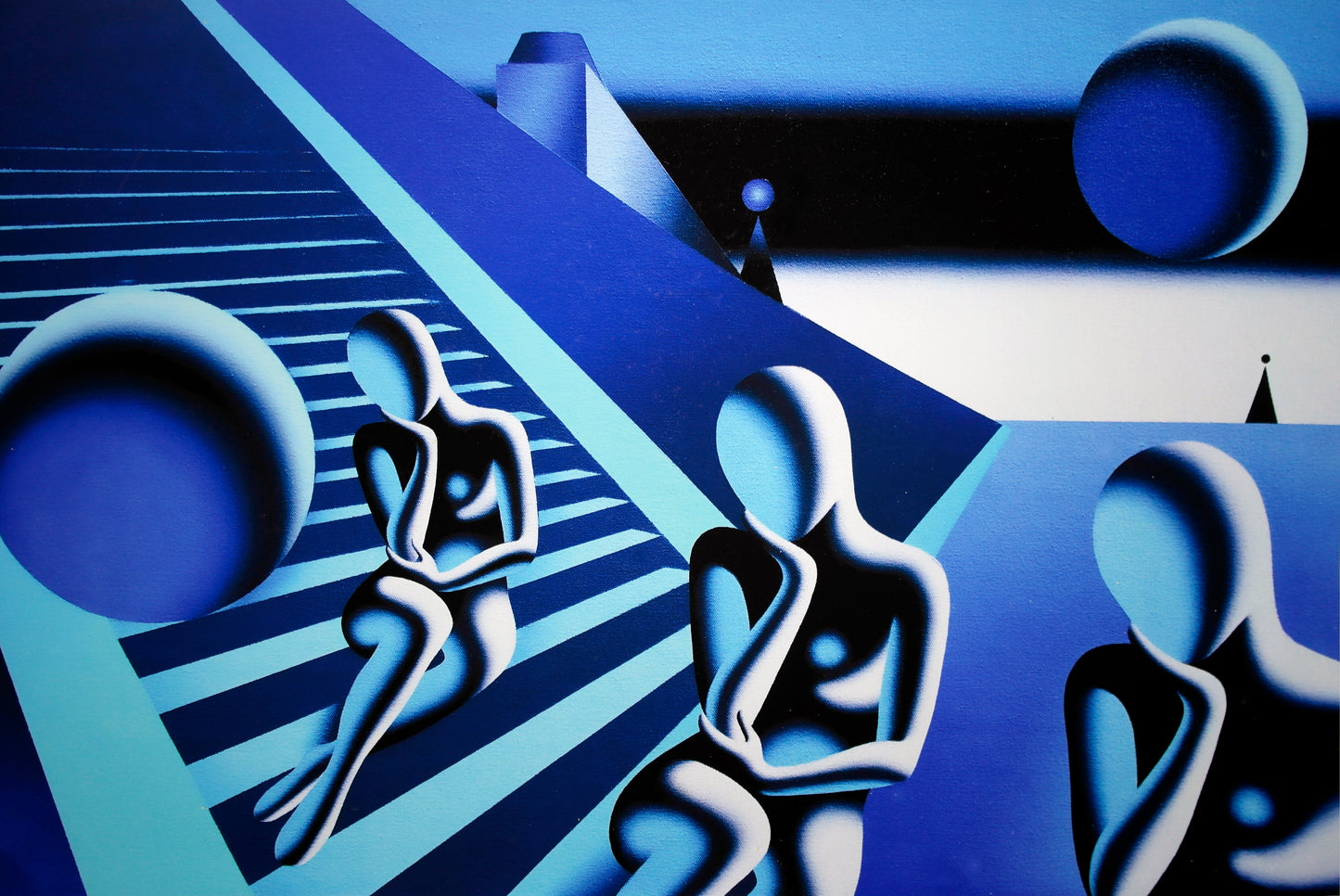 Mark Kostabi - Radical Blue