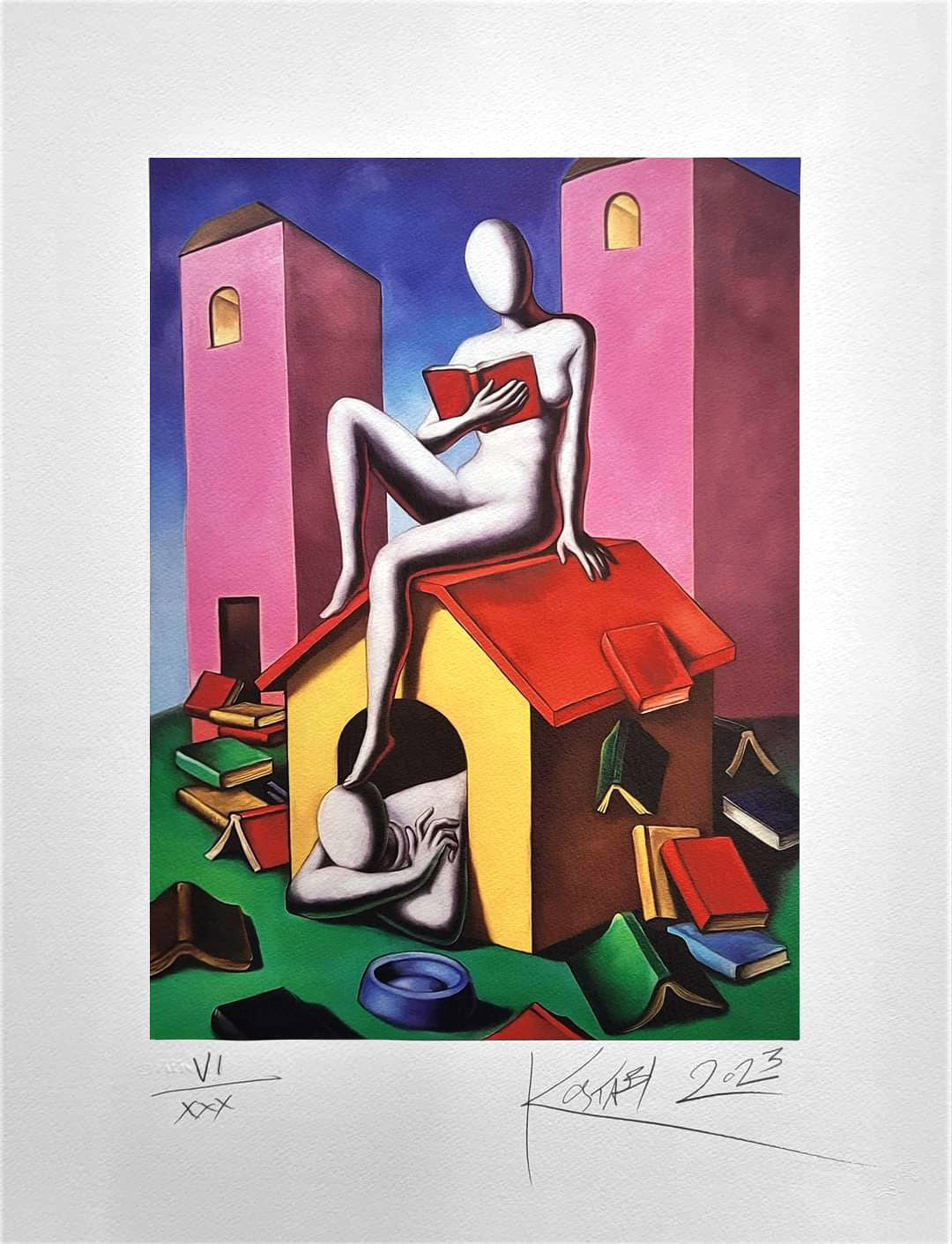 Mark Kostabi - Pink domination