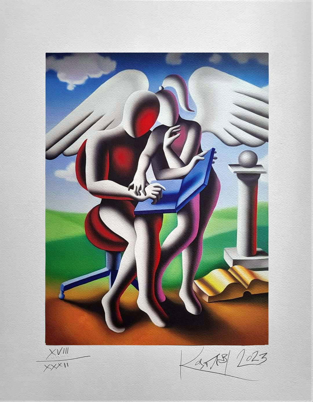 Mark Kostabi - Divine guidance