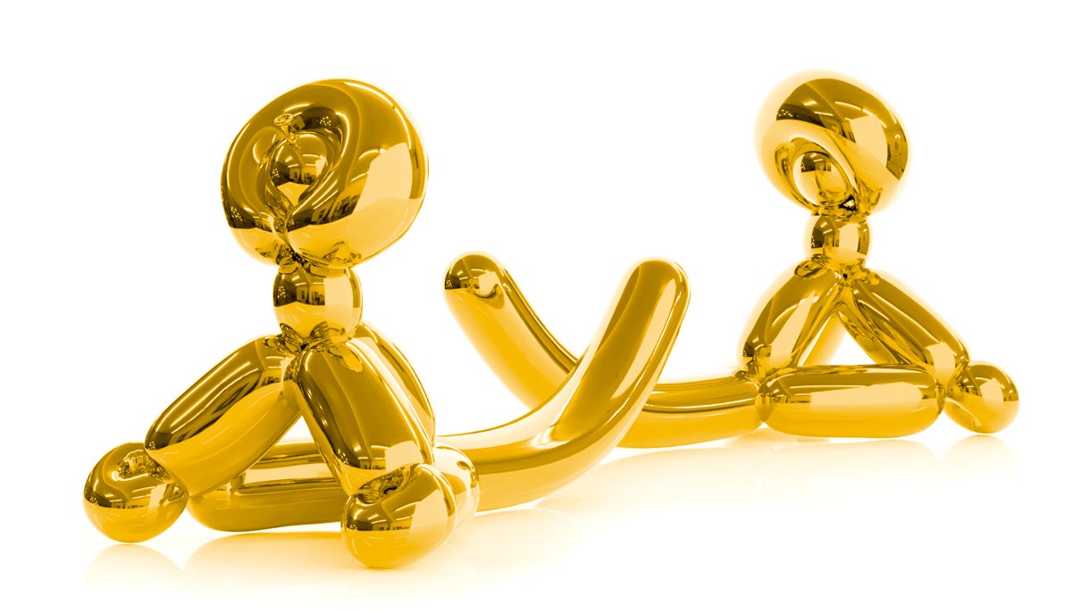 Jeff Koons - Balloon Monkey L (Gold)