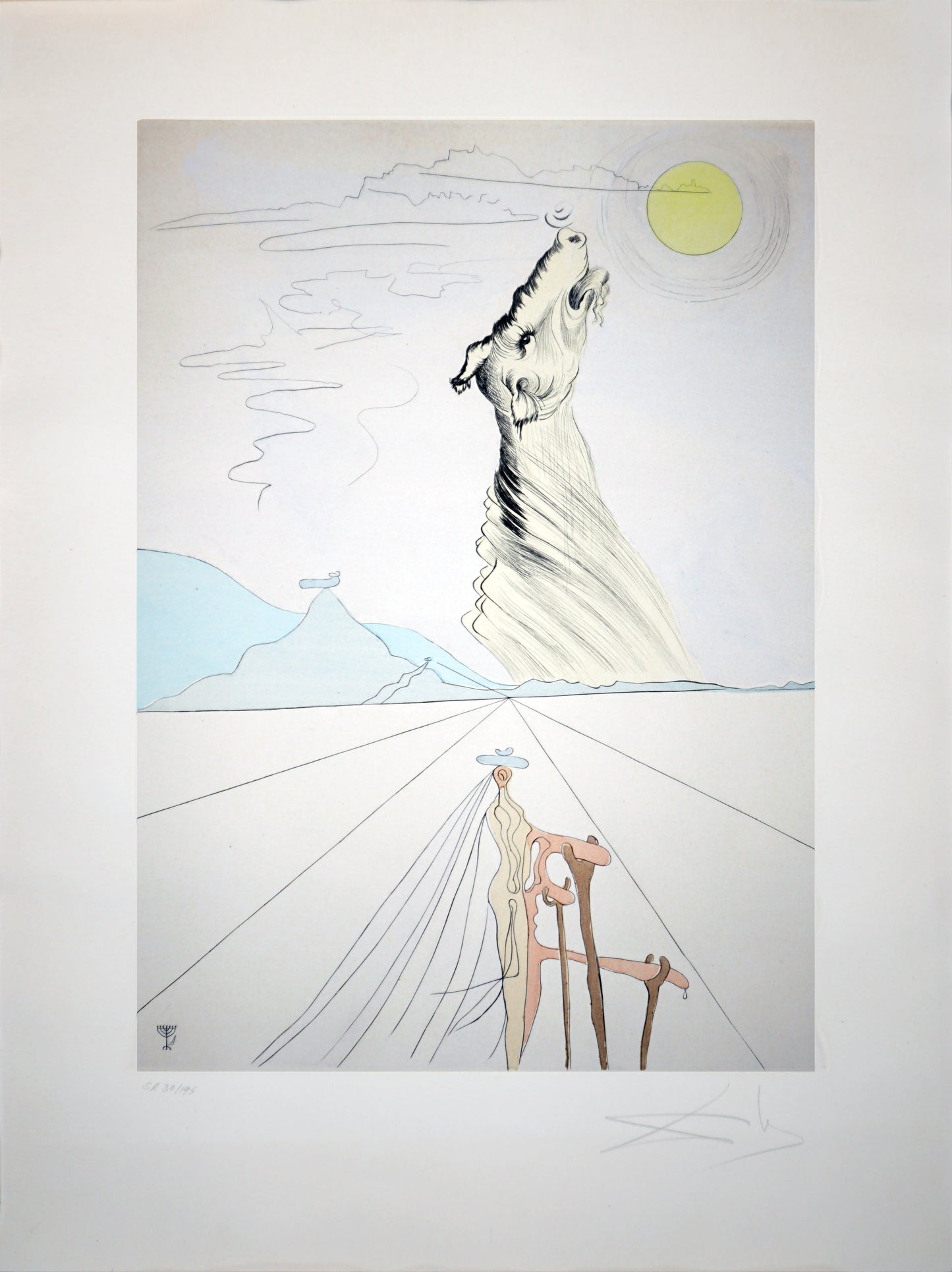 Salvador Dali - Benjamin (da "Le dodici Tribù di Israele) 1972