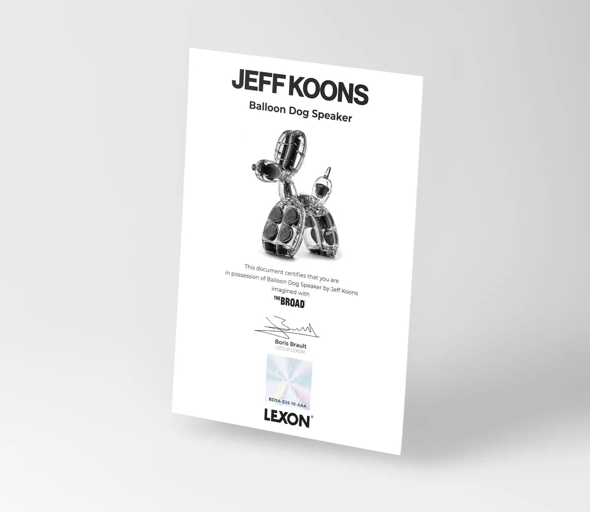 Jeff Koons  - Balloon Dog Speakers by LEXON