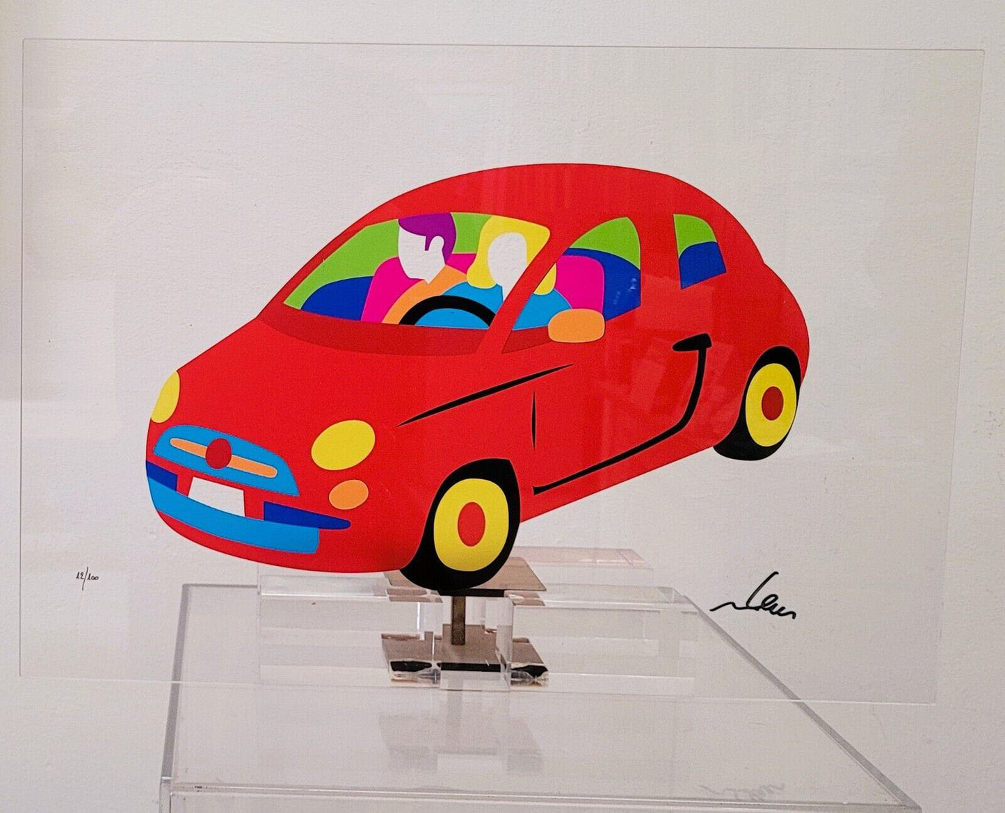 Marco Lodola – FIAT 500 (plexiglass)