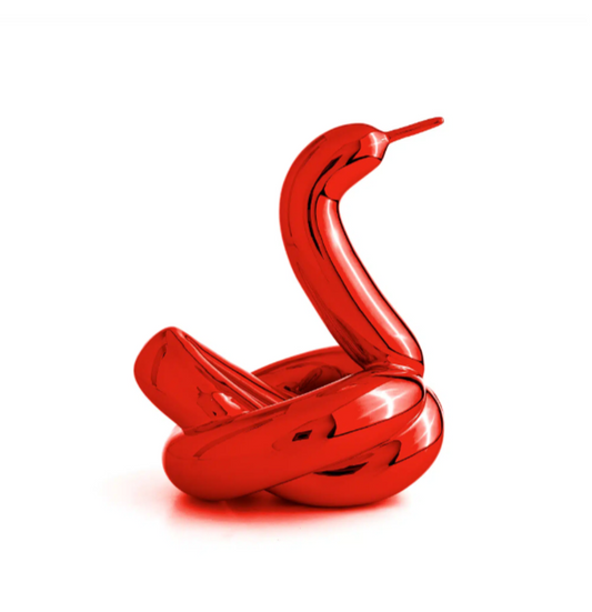 Jeff Koons - Balloon Swan L Resin (Red)