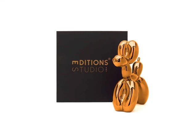 Jeff Koons - Balloon Dog L Resin (Orange gold)