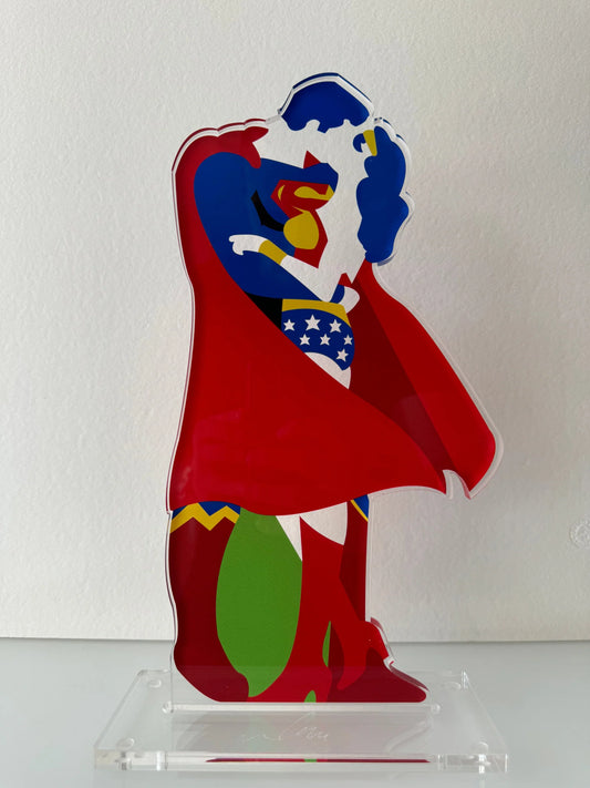 Marco Lodola - Superheroes in love (plexiglass)