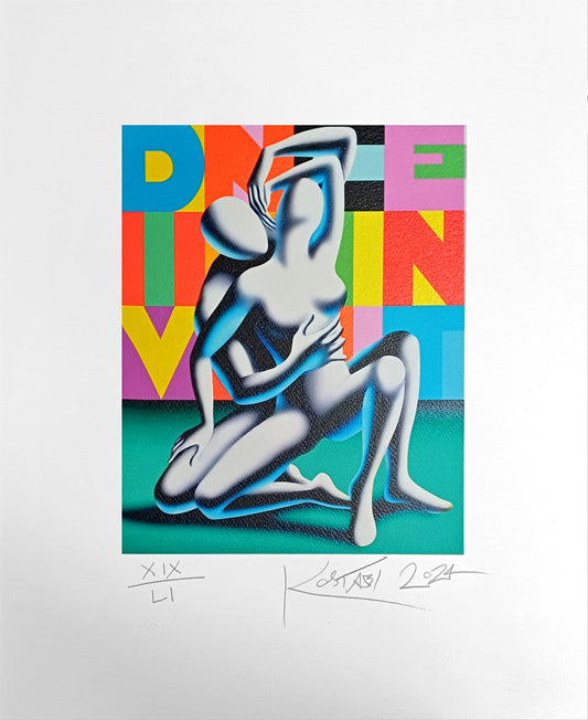 Mark Kostabi - Love letters (Tributo ad Alighiero Boetti)