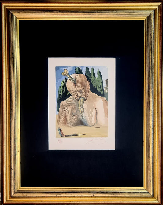 Salvador Dali -  The Divine Comedy, Hell: Canto 34 (Lucifero)