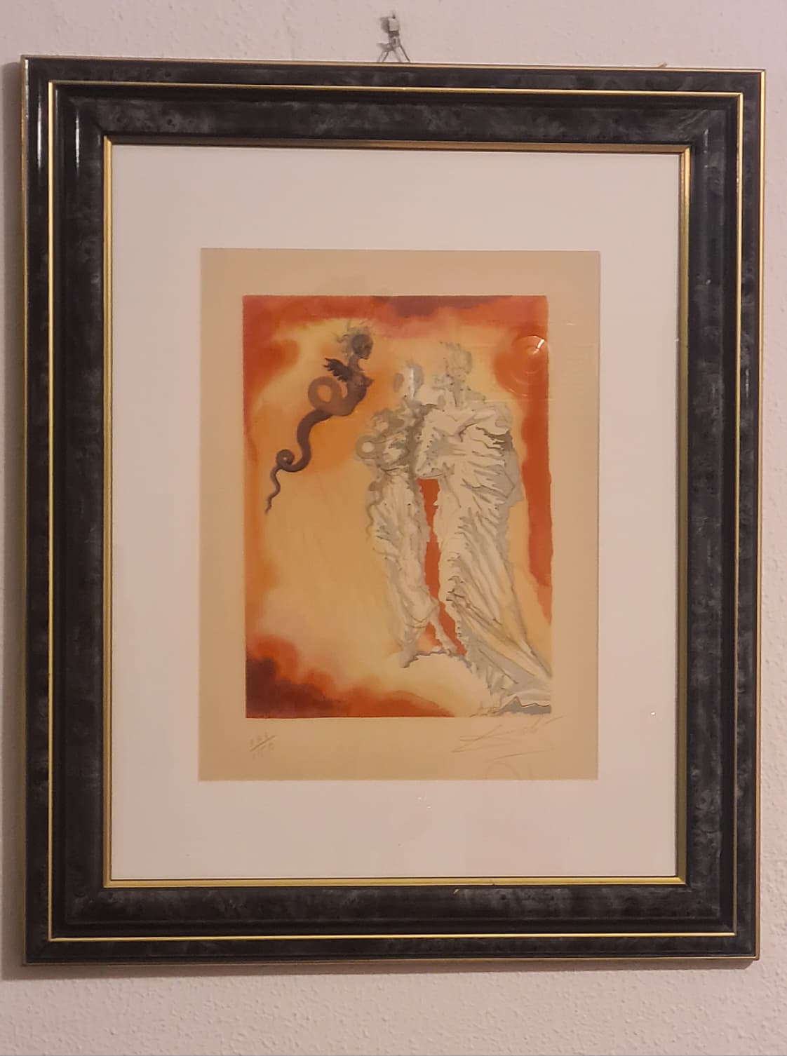 Salvador Dali -  La Divina Commedia, Inferno Canto 34 (Lucifero)