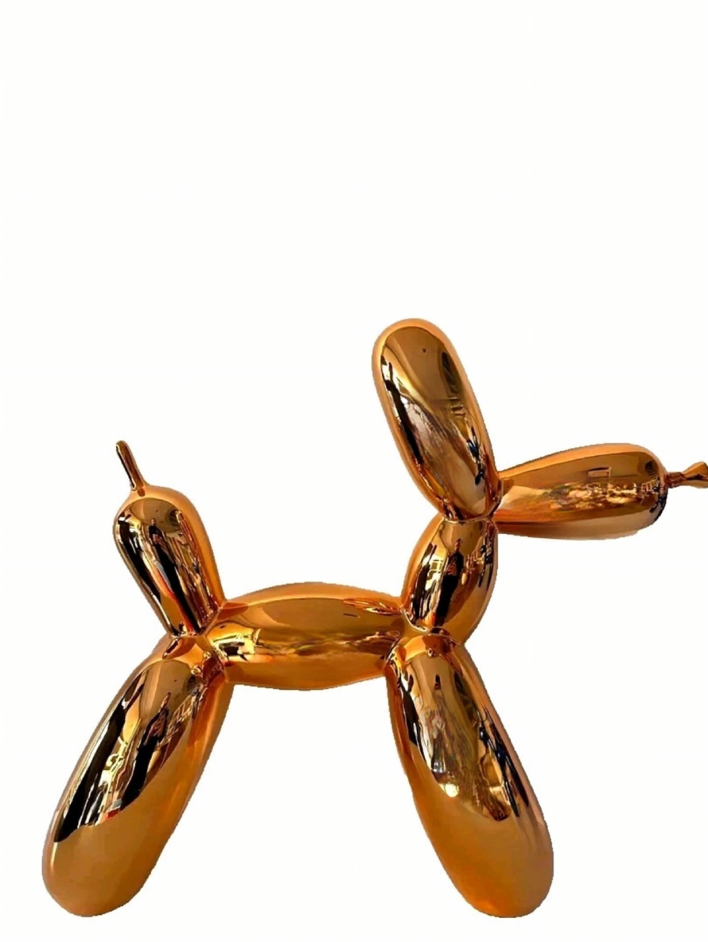 Jeff Koons - Balloon Dog L Resin (Orange gold)