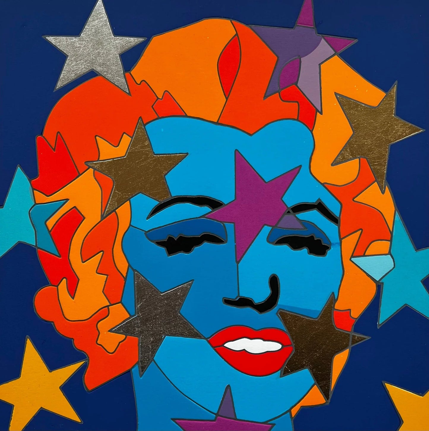 Ugo Nespolo - Stellare (Merilyn Monroe)