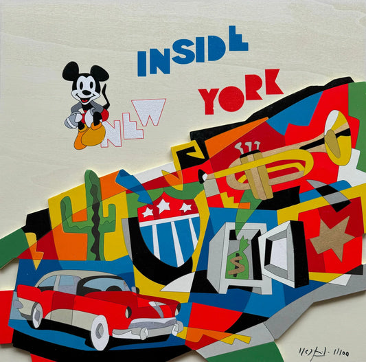 Ugo Nespolo - Inside New York