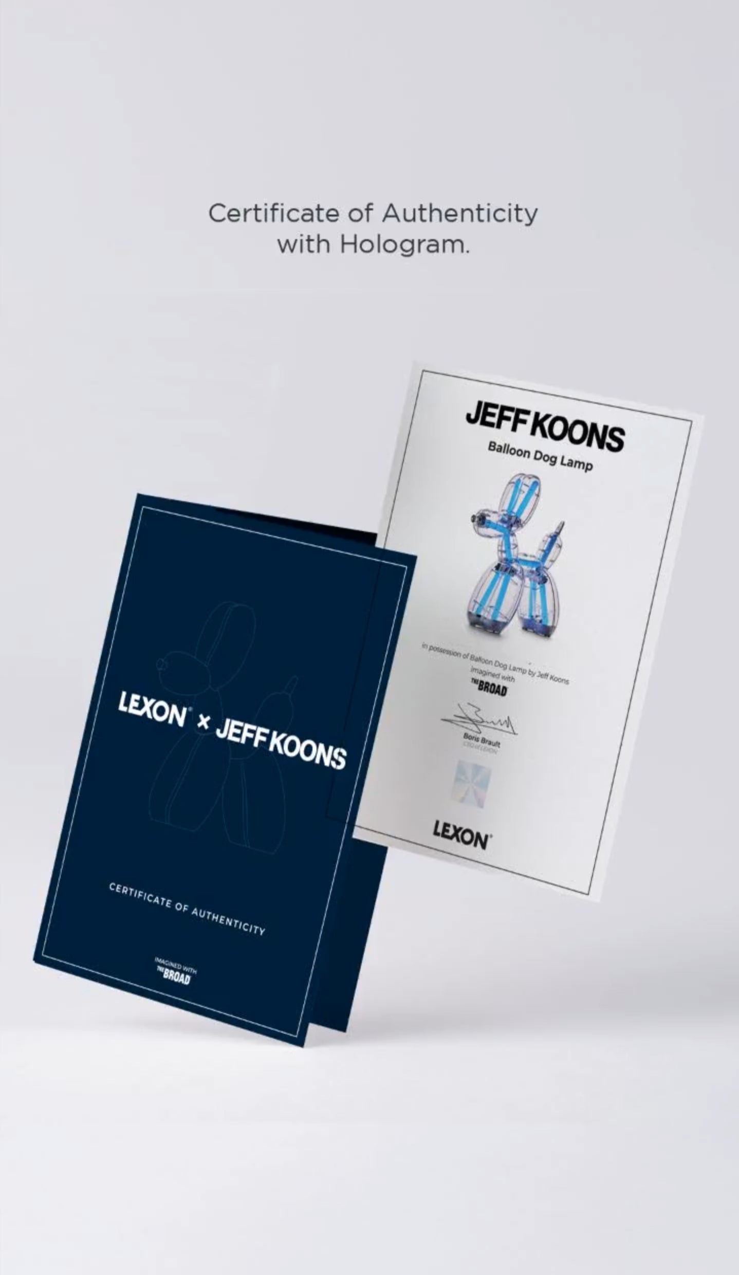 Jeff Koons  - Balloon Dog lamp